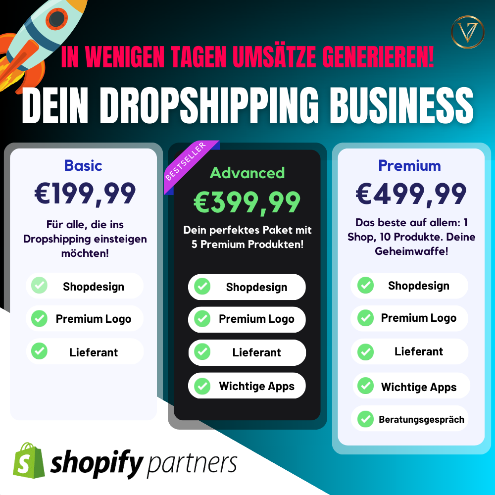 Dein optimierter Dropshipping Store | Komplettpaket